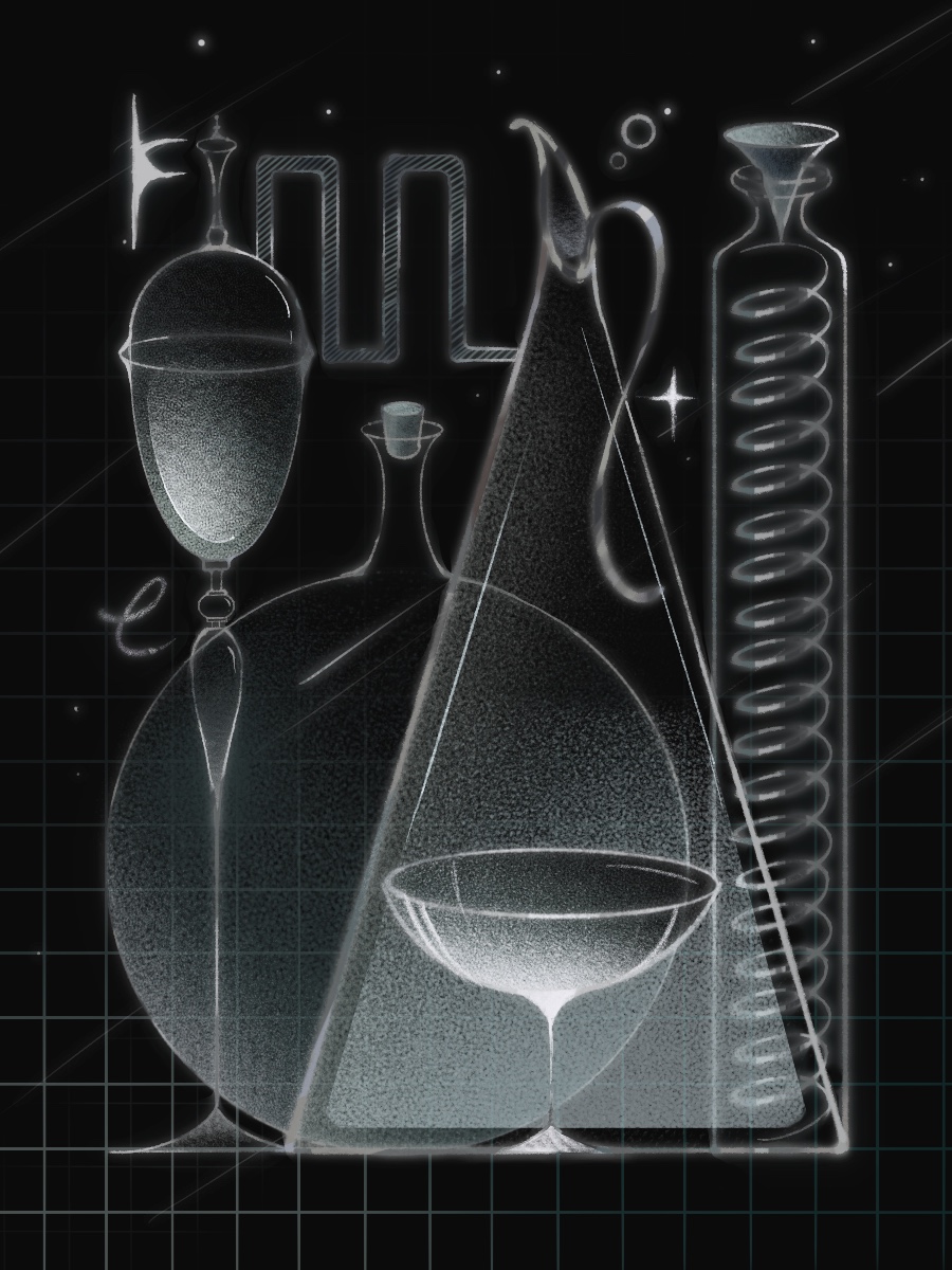 The Alchemist beer label illustration