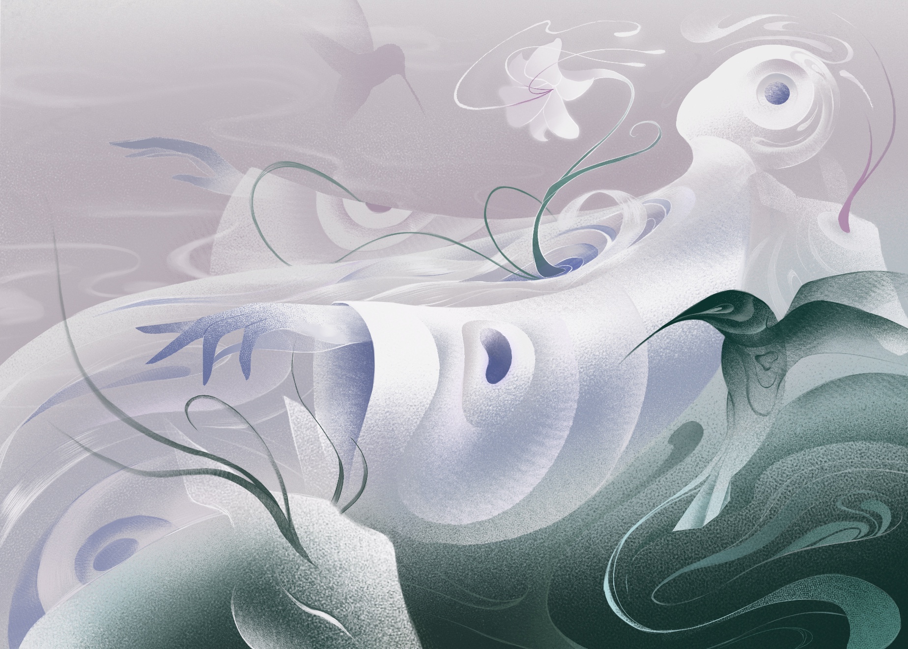 Becoming, the second illustration in the Into Everything series
