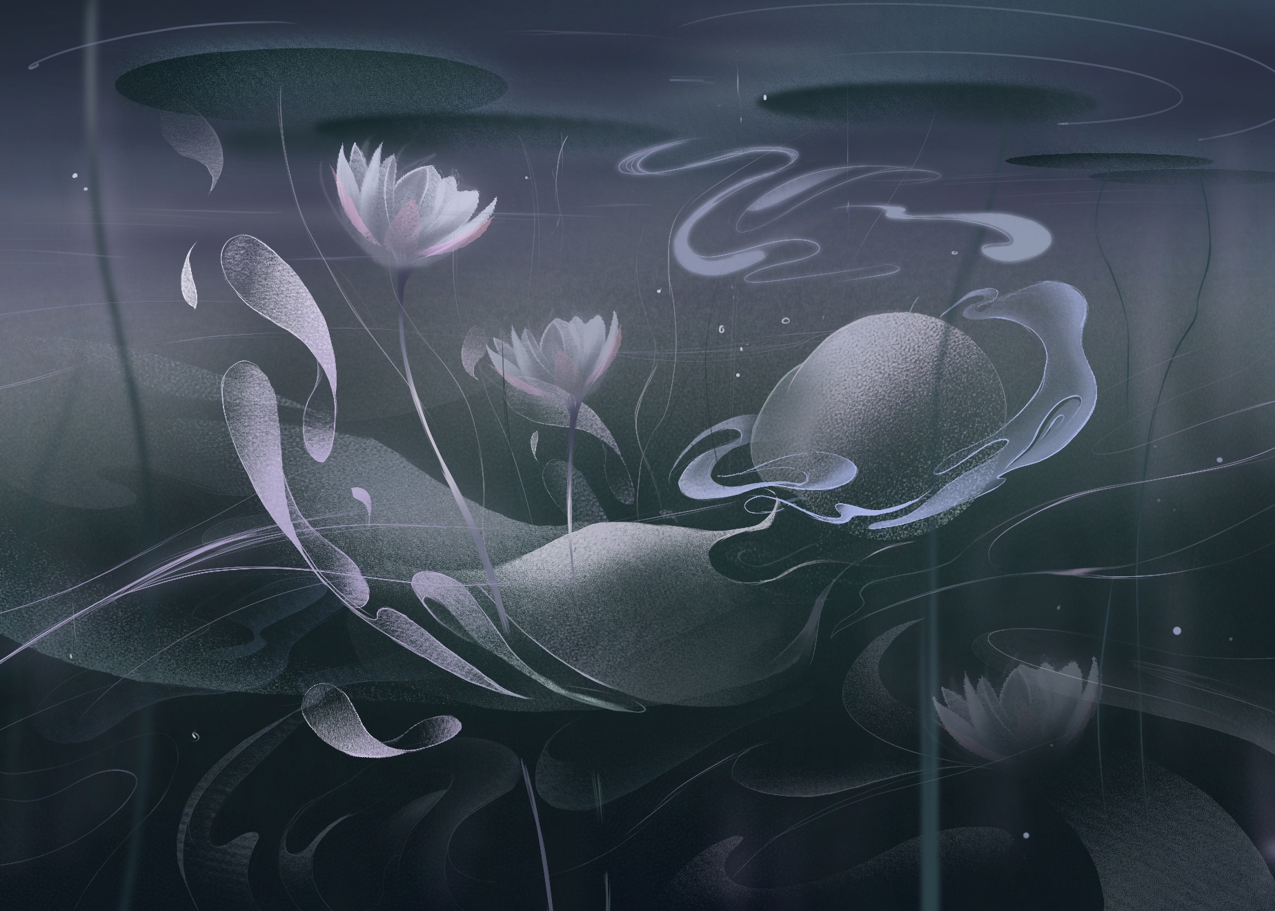 Dissolution, the third illustration in the Into Everything series