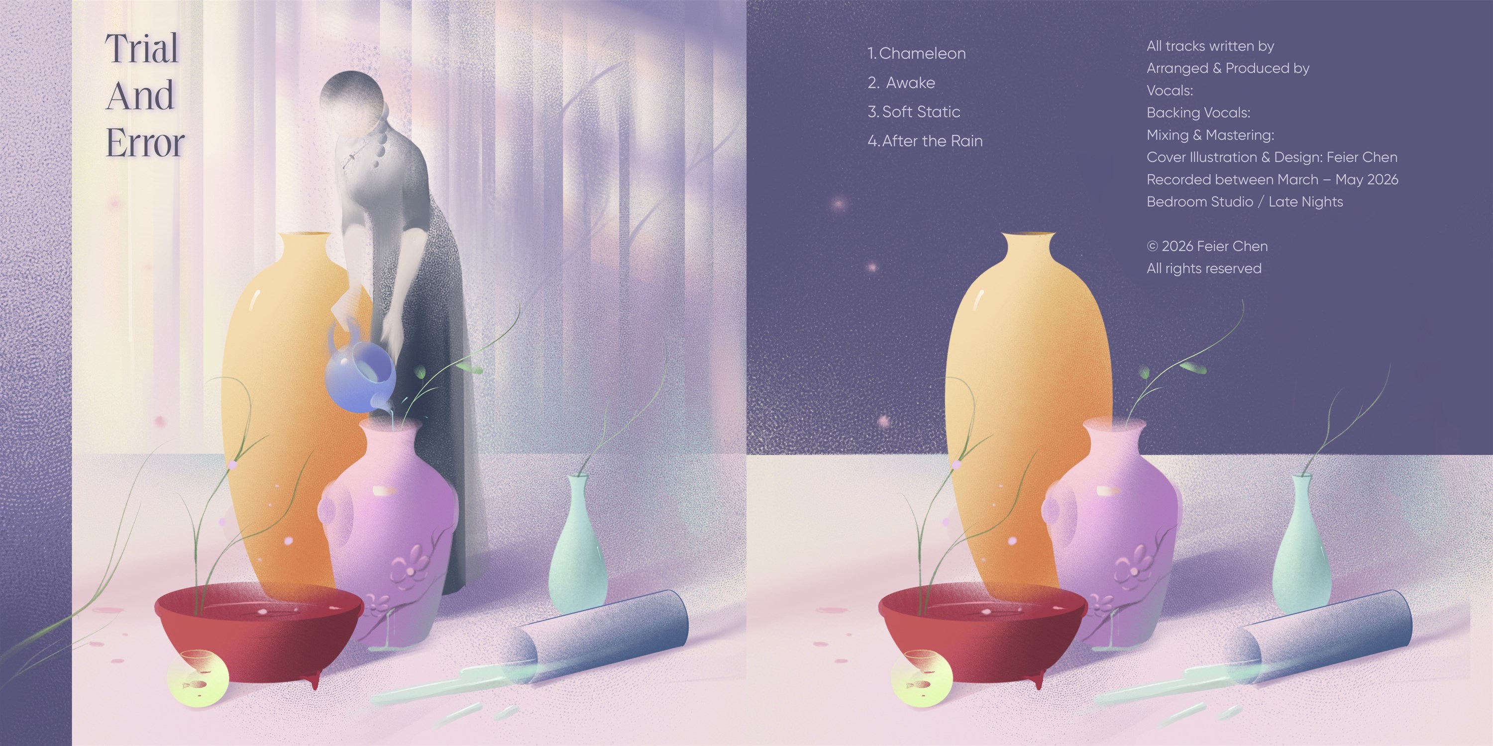 Final album cover artwork for Trial and Error