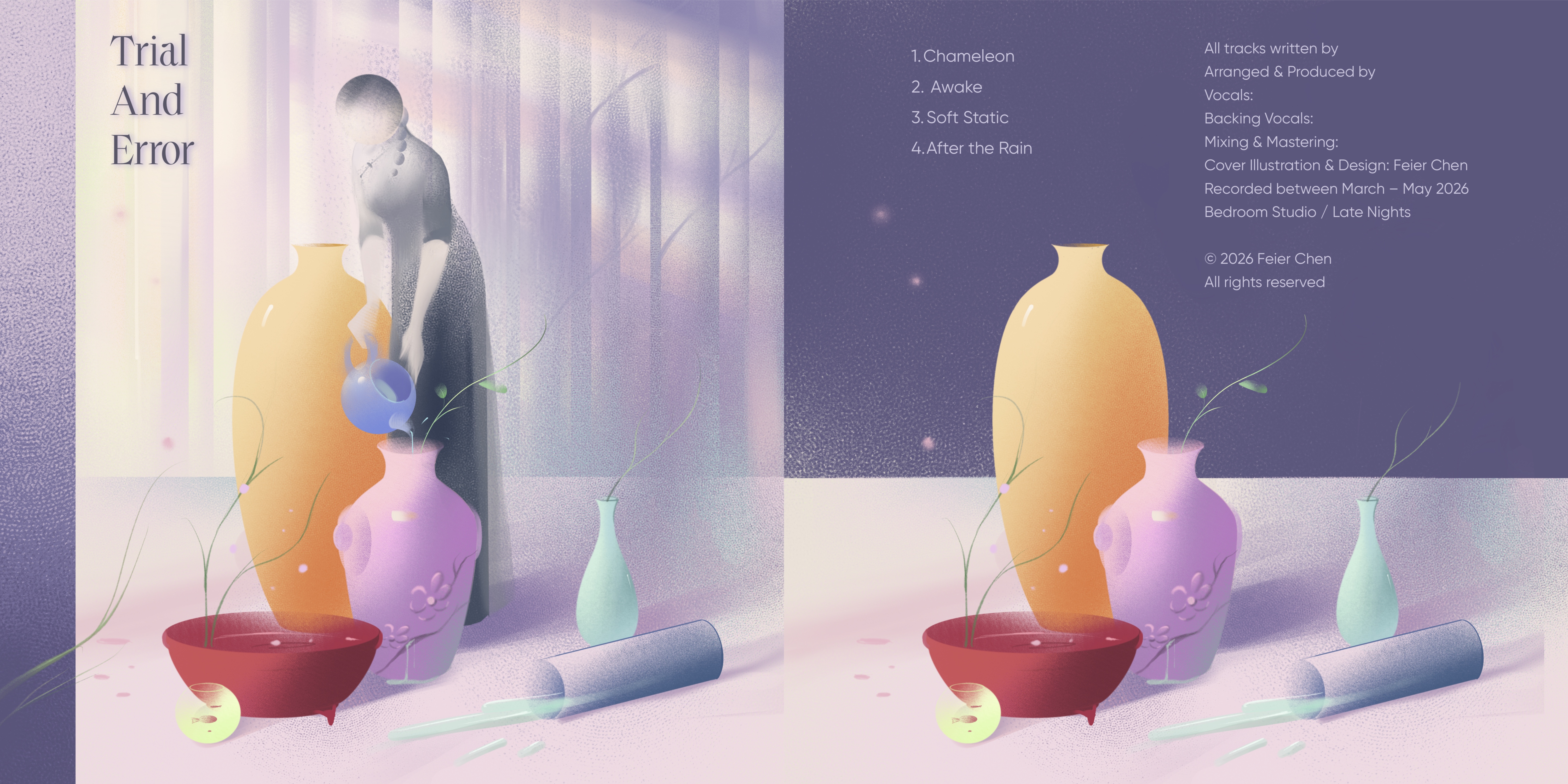 Final album cover artwork for Trial and Error